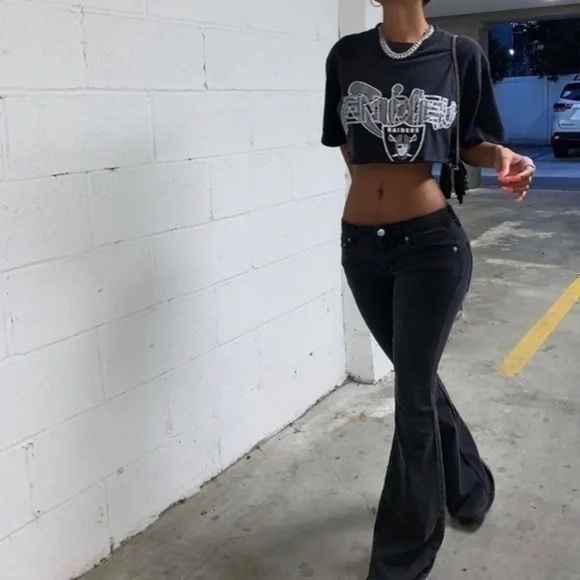 ZARA Low rise Flare Jeans full length 6045/050 - Picture 5 of 14